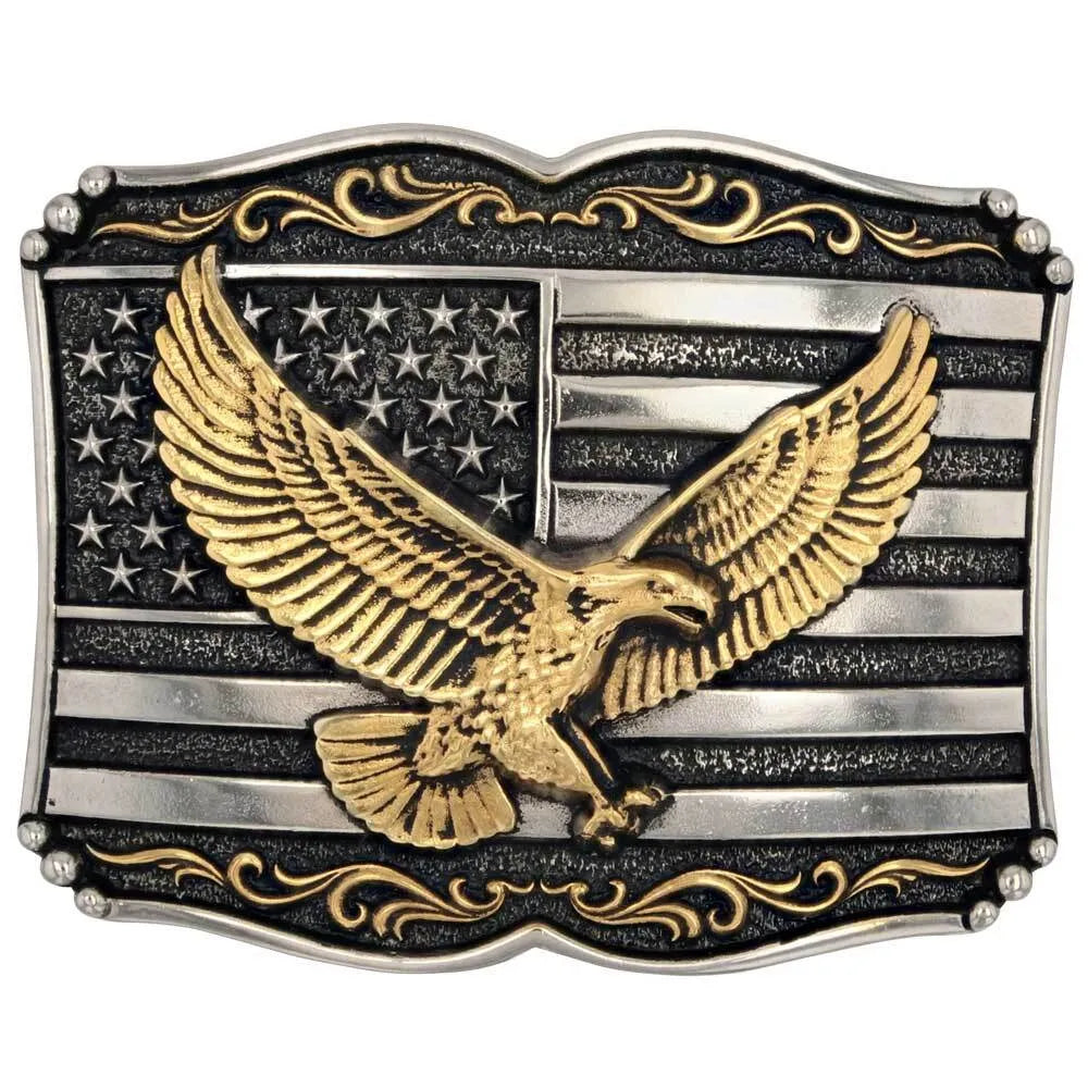 Montana Silversmiths Soaring Liberty Attitude Buckle-A952