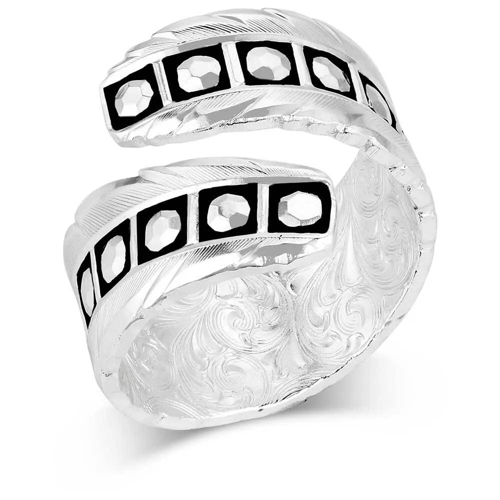 Montana Silversmiths American Made Spirit Wrap Ring-AMRG5896