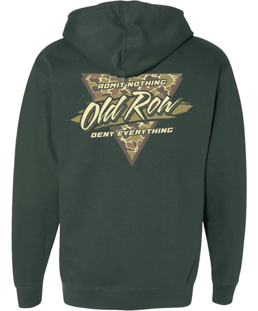 Old Row Camo Retro Triangle Hoodie WROW-3289