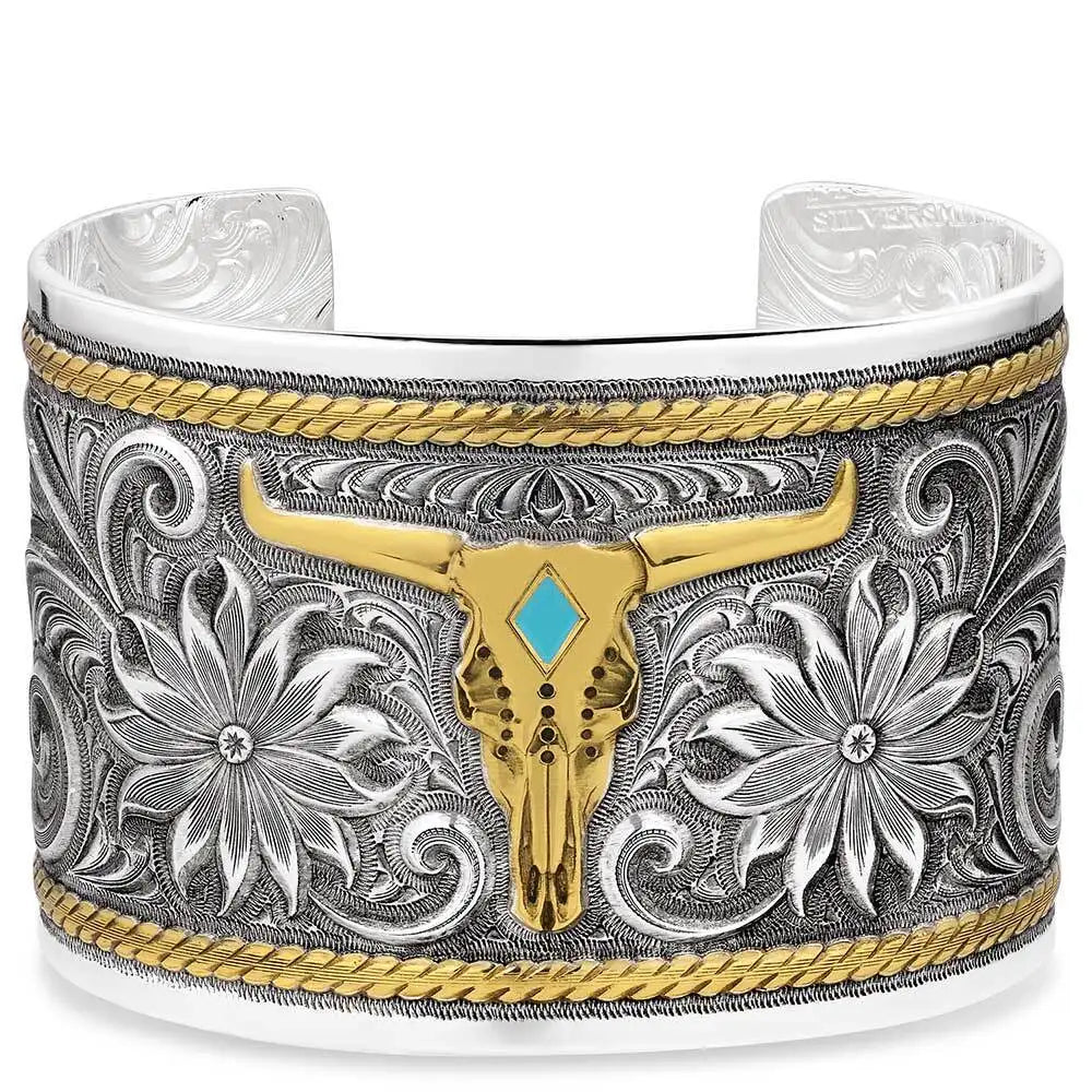 Montana Silversmiths Meadow Majesty Cuff Bracelet-BC1626RTG