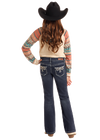 Rock and Roll Girls Scallop Emblem Bootcut - Dark Vintage - BG4MD05372