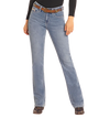 Rock & Roll Ladies Mid Rise Steer Embroidered Bootcut Jeans-BW4MD04770