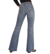 Rock & Roll Ladies High Rise Signature Embroidered Trousers - BW5HD05333