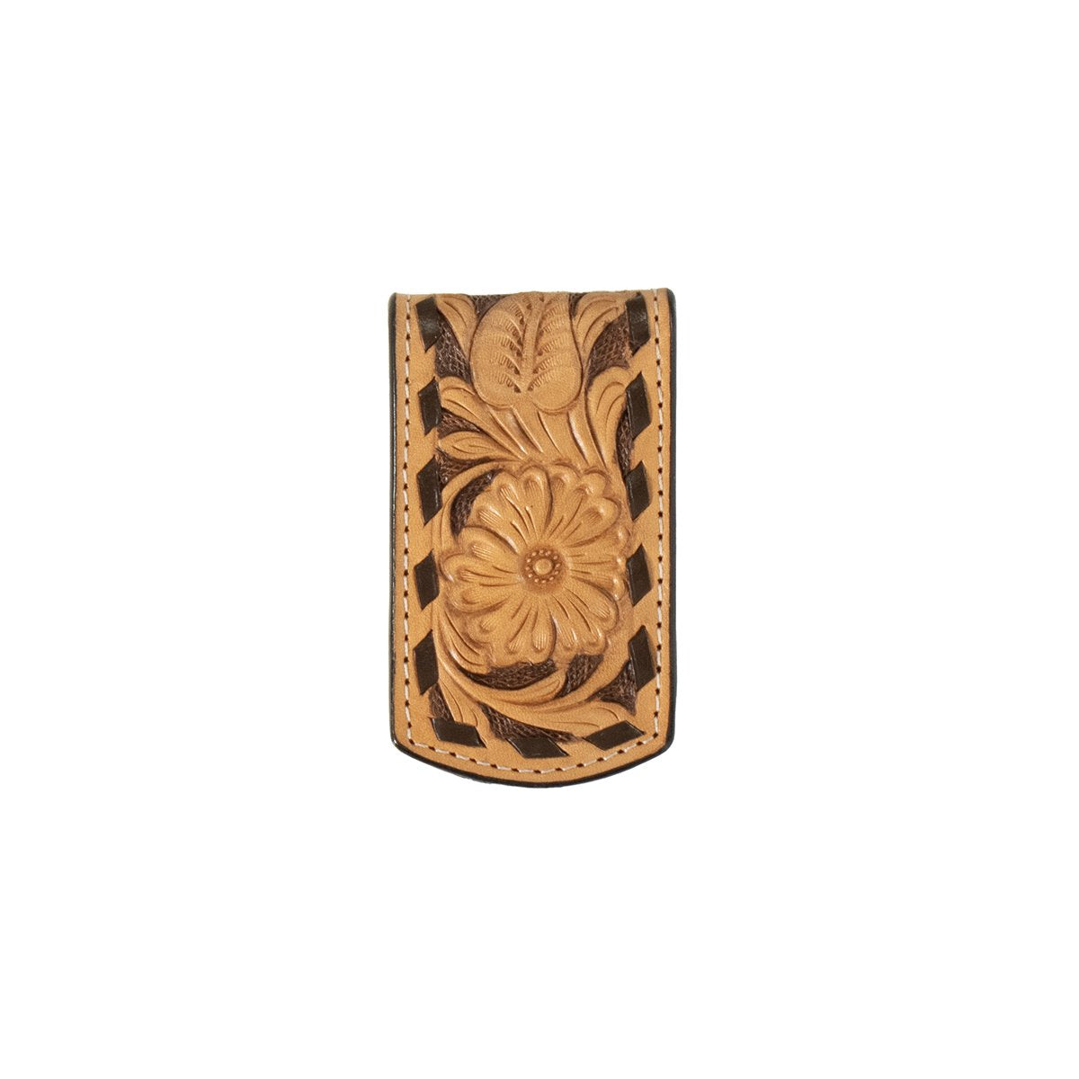 Men's 3D Magnetic Money Clip Tooled D250014308