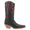 Dingo Ladies Queen of Hearts Leather Boots-DI174