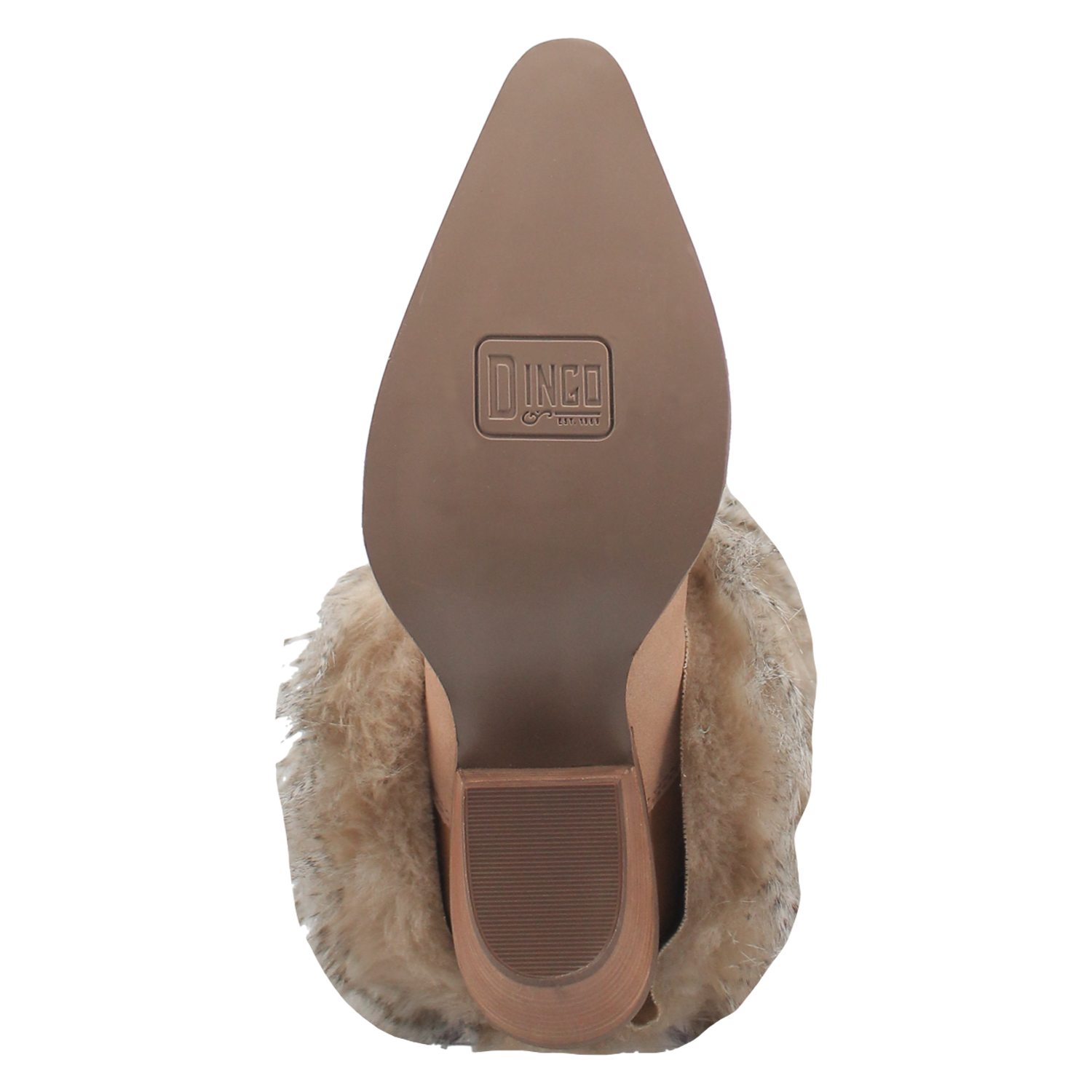 Dingo Ladies Snuggle Camel Leather Boot-DI189