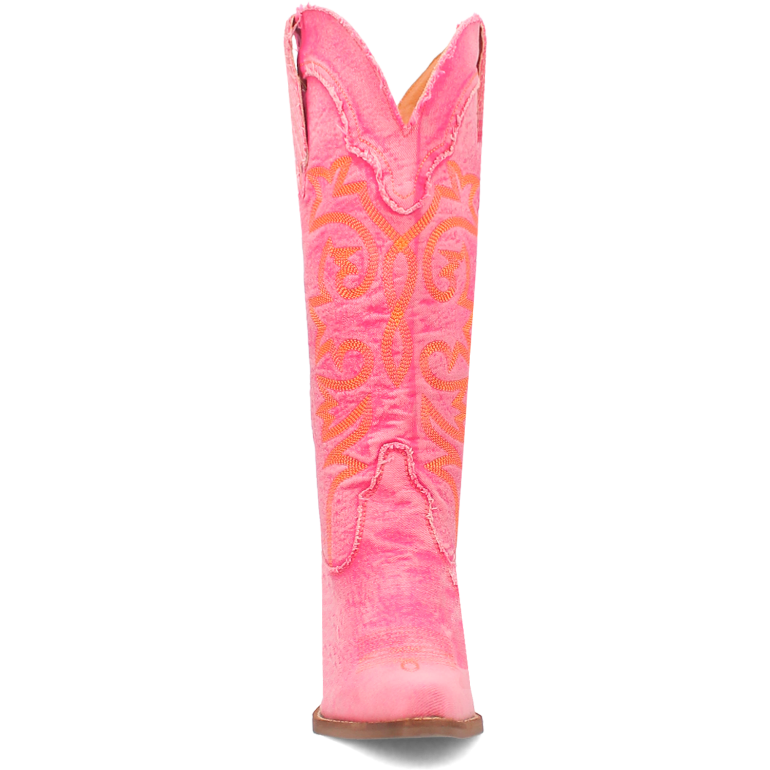 Dingo Ladies Texas Tornado Denim Pink Boot-DI943