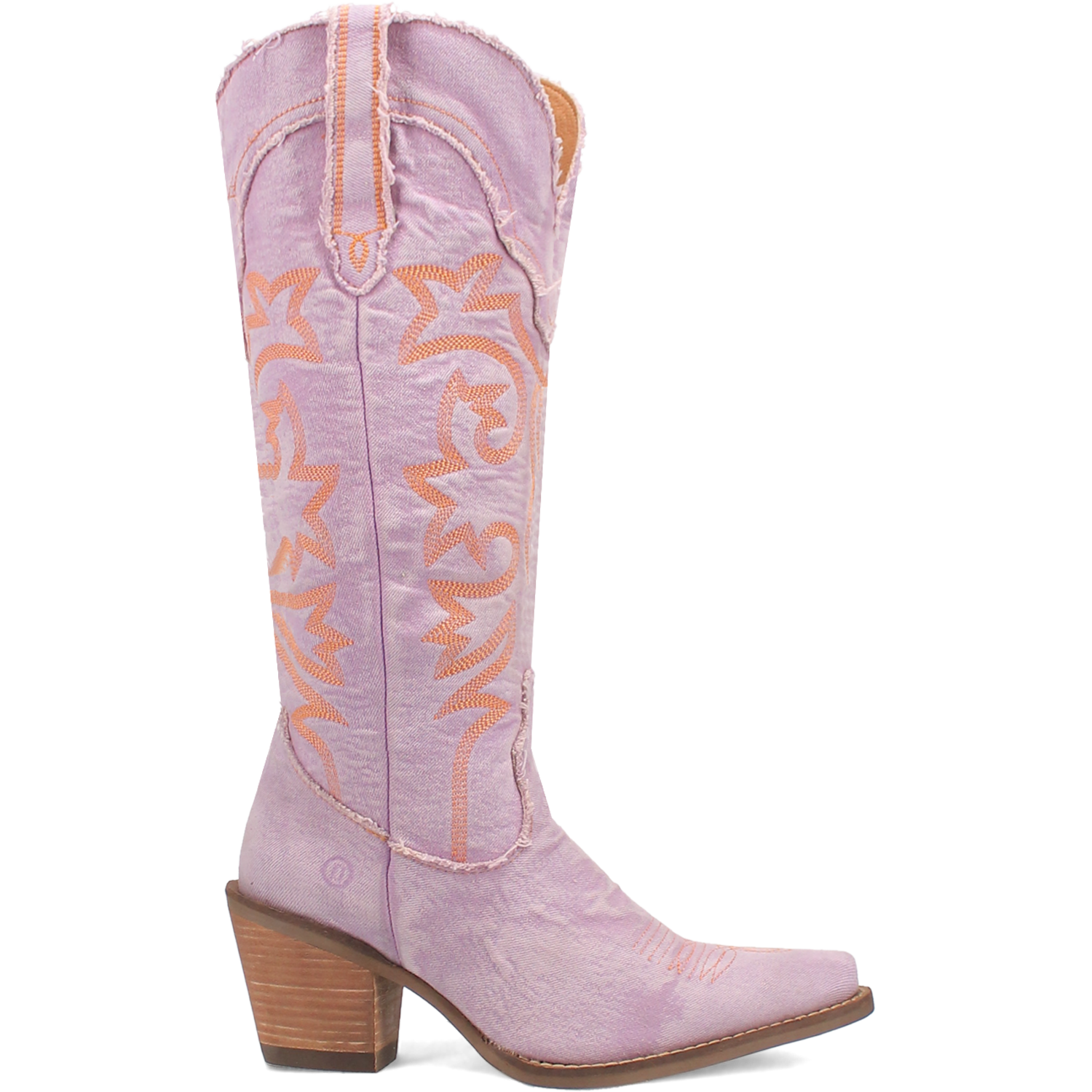 Dingo Ladies Texas Tornado Denim Purple Boot-DI943PUR