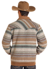 Powder River Serape Stripe Wool Bomber-DM92C04073