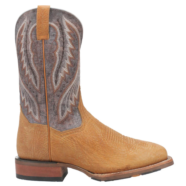 Dan Post Men's Dugan Camel Bison Square Toe Cowboy Boots DP4925