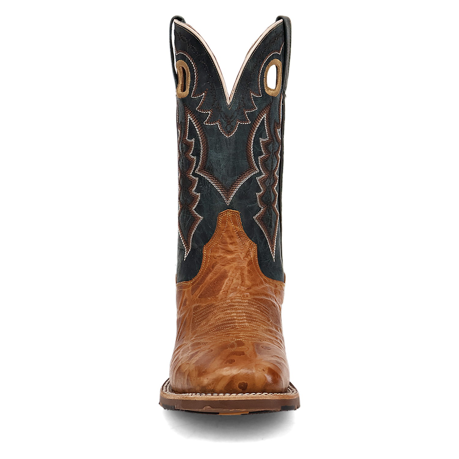 Dan Post Mens Craven Tan and Blue Leather Boot-DP5016