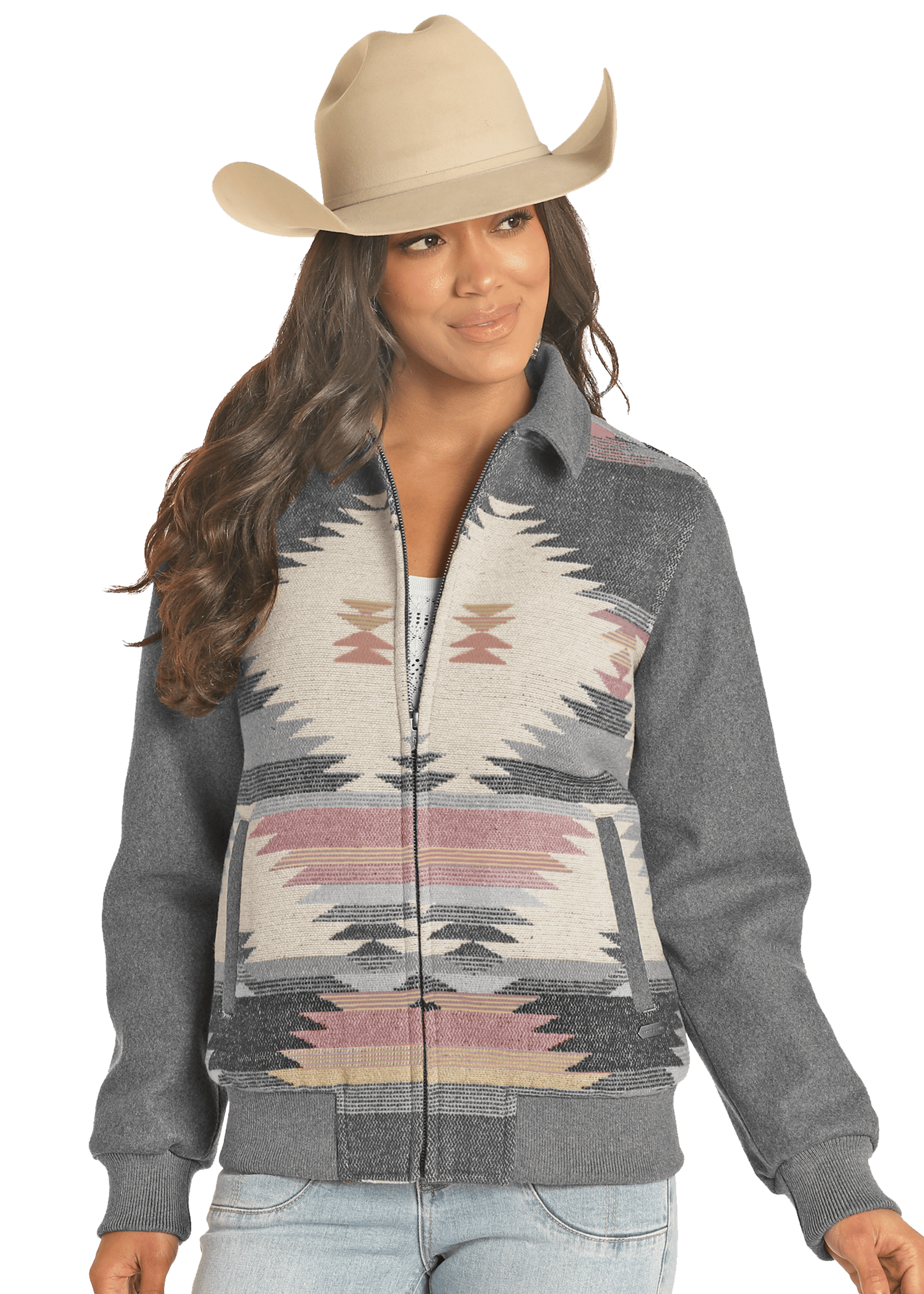 Powder River Women's Wool Bomber Jacket - DW92C04124