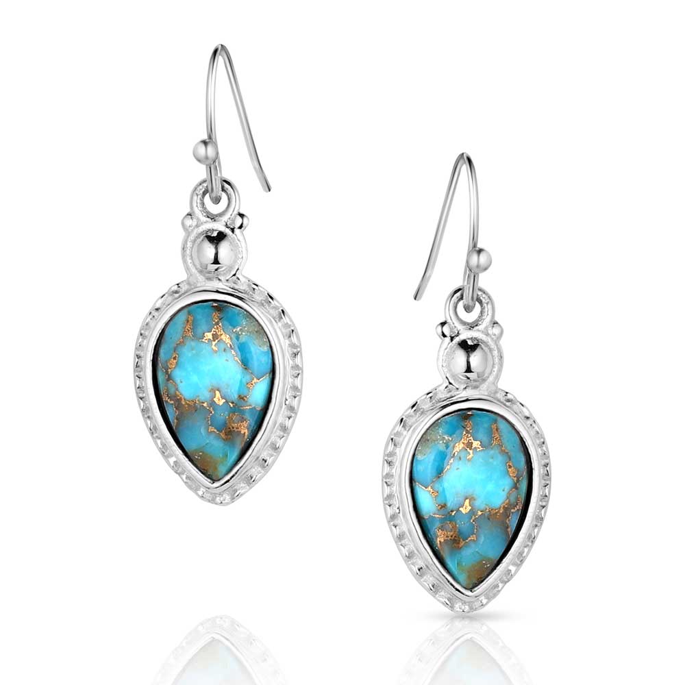 Montana Silversmiths Expressions of the West Turquoise Earrings- ER5803