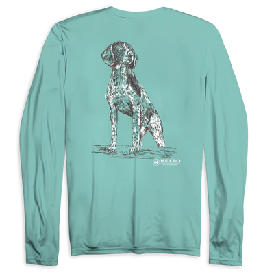 HeyBo Pointer Stance Seafoam Long Sleeve-HEY2607