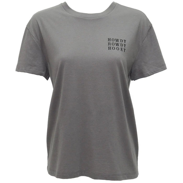 "Hayday" Steel Grey w/Grey & Black Logo T-shirt - HT1774GY