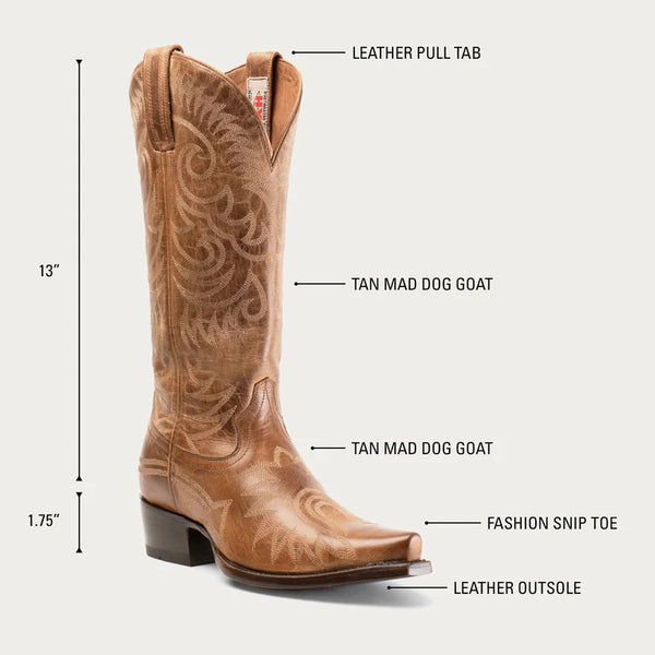 Hyer Ladies Road to Arizona Tan Boot-HW56022