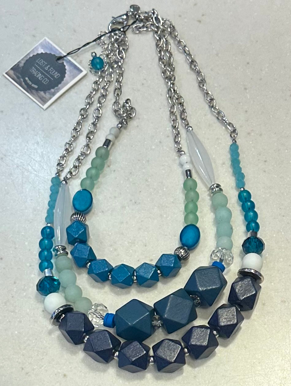 Lost and Found Trading Co. Beaded Stacked Necklace - TCBN74