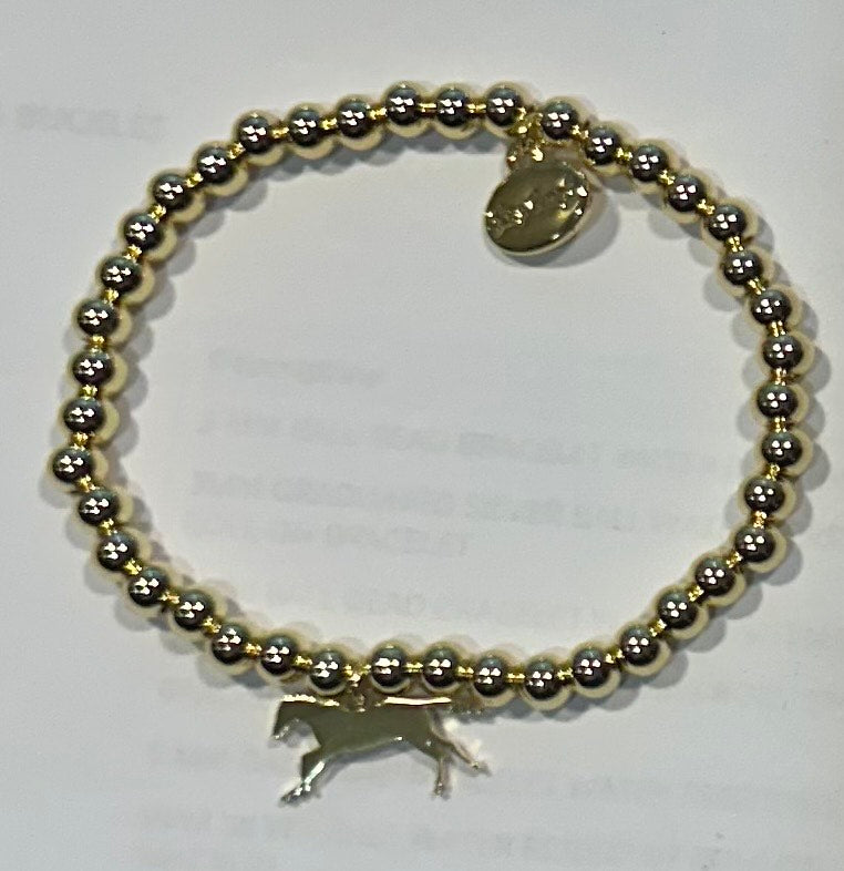 Alex Carol Jewelry Bead Bracelet With Horse Charm - B24300