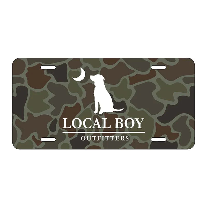 Local Boy License Plate Cover - Timber L2100005-LCFT-OSFA