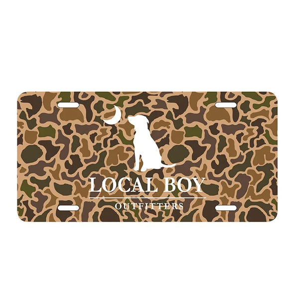 Local Boy Outfitters LBO LOGO LICENSE PLATE L2100005