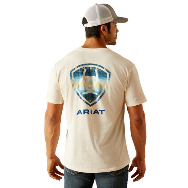 Ariat Wooden Badges T-Shirt for Men in Black