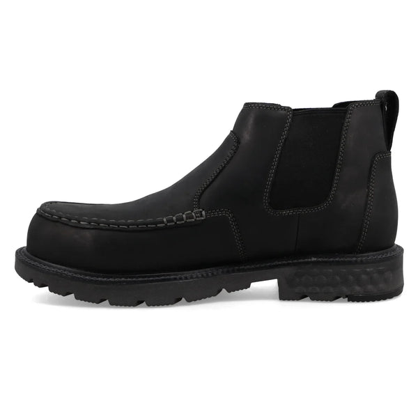 Twisted X 4" Work Chelsea Black Boot MXCN006