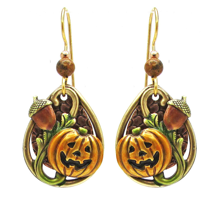 Silver Forest JACK-O-LANTERN & ACORN - NE-1360B