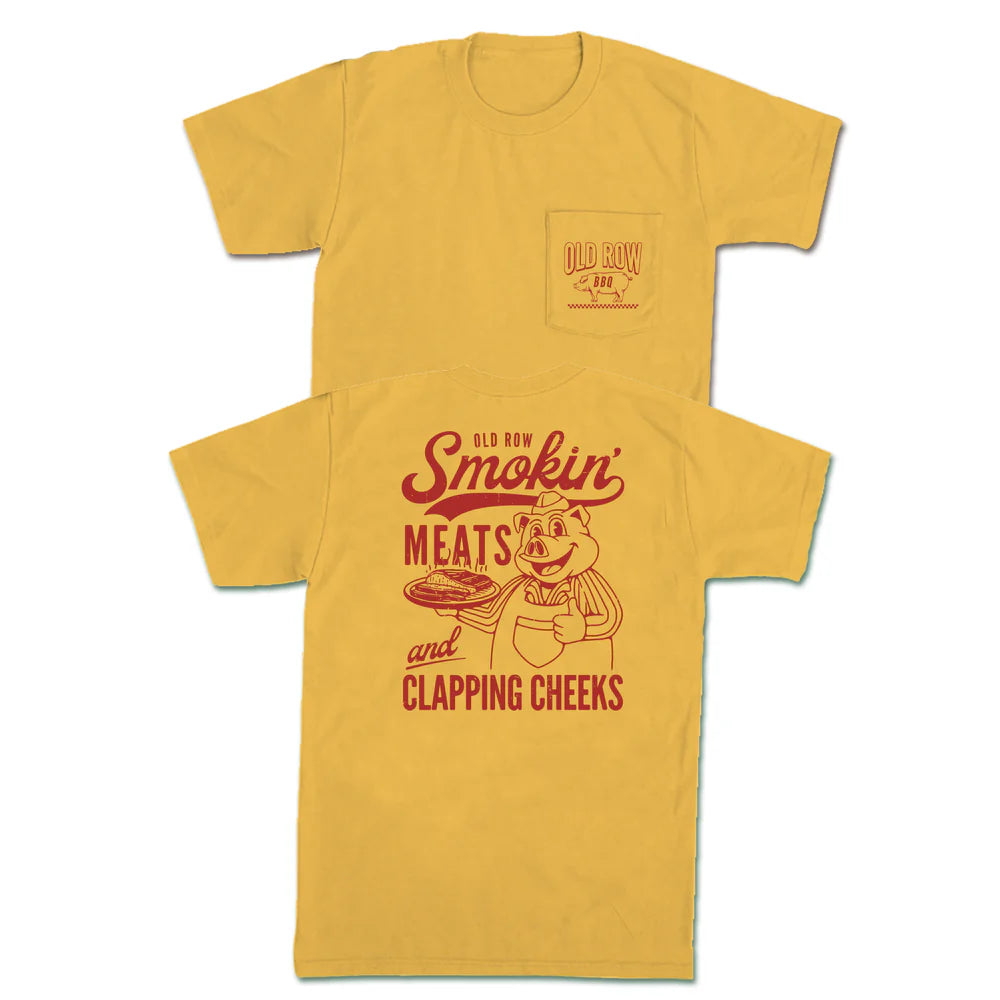 Old Row Smokin Meats Pocket Tee WROW-3042