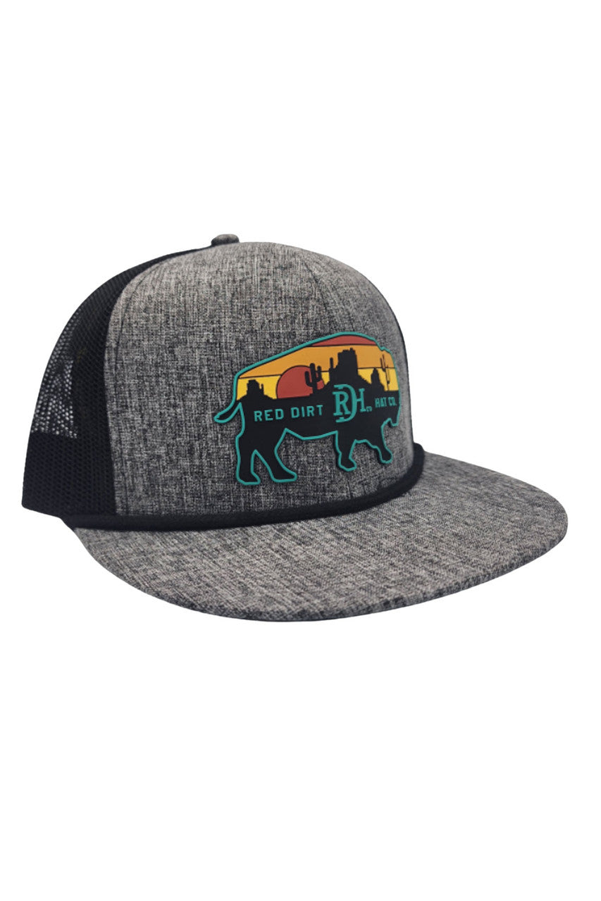 Red Dirt Hat Co Billboard Heather Charcoal/Black RDHC-286