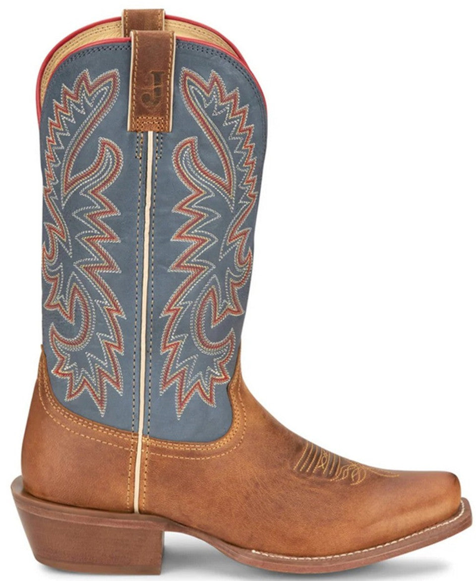 Justin Men's Royal Blue Boat Brown Boot - FN7251