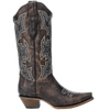 Corral Ladies Embroidery & Overlay Brown Western Boots Z5289