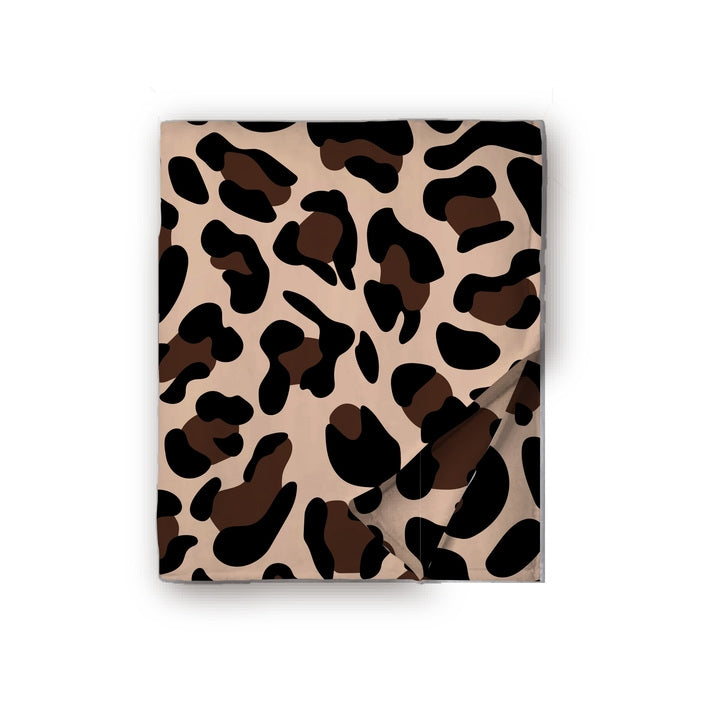 Southern Couture Tee Company Solid Leopard Print Blanket - SCB9