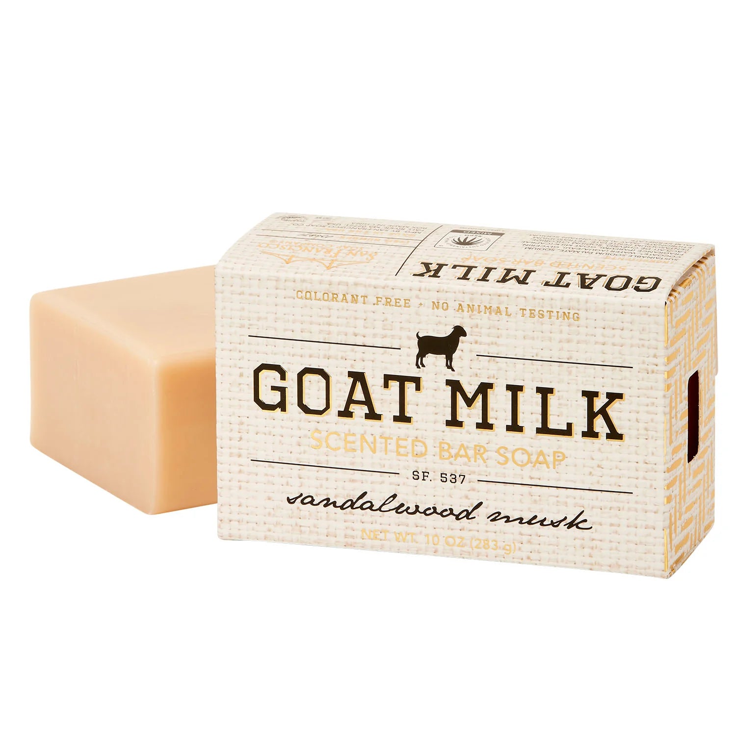 San Francisco Soap Company Goat Milk Bar Soap - Sandalwood Musk GSM4760