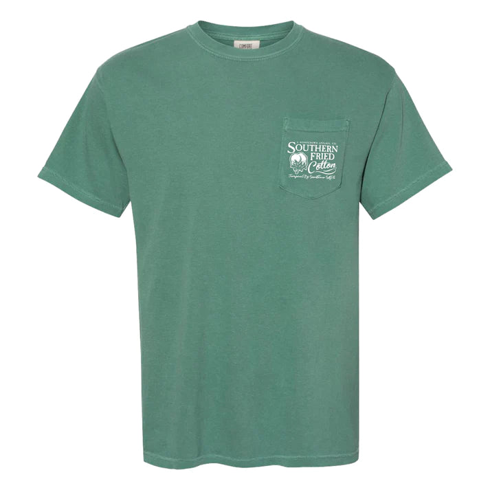 Southern Fried Cotton Gone Fishing - Light Green - SFM12017