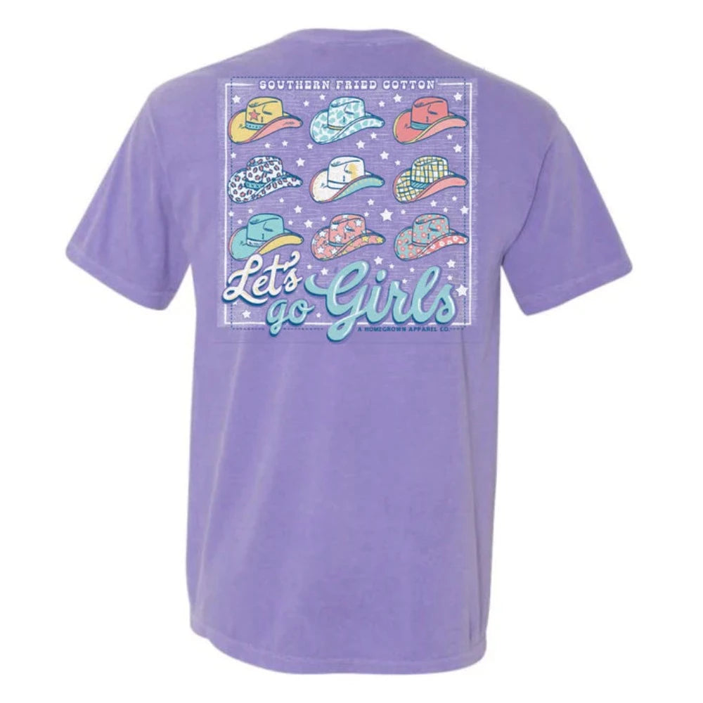 Southern Fried Cotton Let's Go Girls - Violet - SFM12020