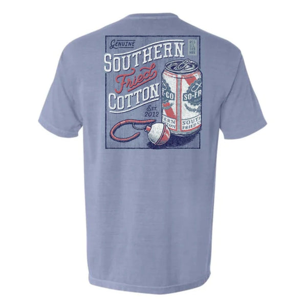 Southern Fried Cotton Pop a Top & Drop a Bobber - Ice Blue - SFM12030