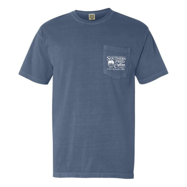 Southern Fried Cotton Keep Swimming - Blue Jean - SFM12083