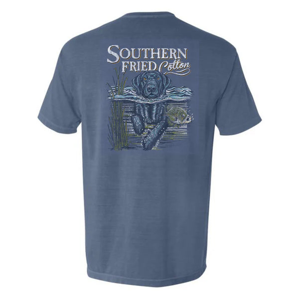 Southern Fried Cotton Keep Swimming - Blue Jean - SFM12083