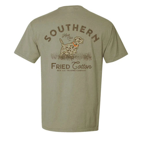 Southern Fried Cotton Pointer Label Hunt Club T-Shirt - SFM12124