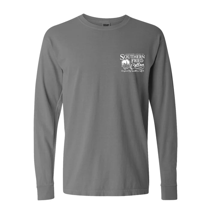 Southern Fried Cotton Southern Breed Lab Long Sleeve - Granite - SFM32080