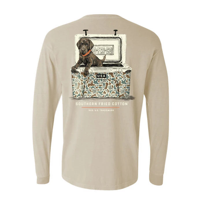 Southern Fried Cotton Murphy Camo Cooler Long Sleeve - Sandstone - SFM32084