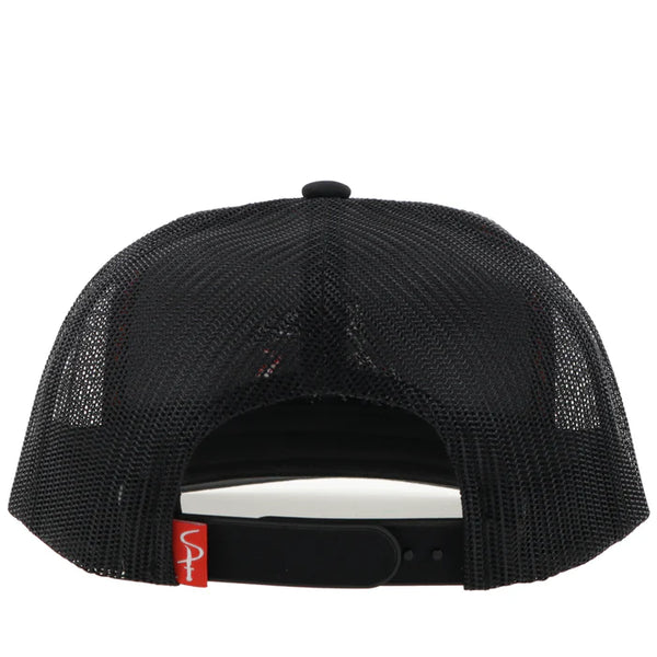 Hooey Sniper Pig Hat Black on Black-SP002T-BK