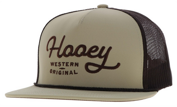 Hooey "OG" Tan & Brown Trucker Cap 2360T-TNBR