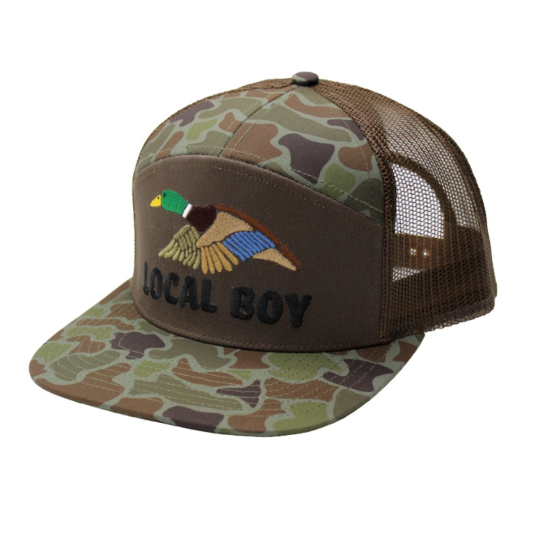 Local Boy Wild Duck 7 Pannel Hat L3000212-LOBD