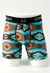 Cinch Mens 6" Aztec Boxer Briefs MXY6002030