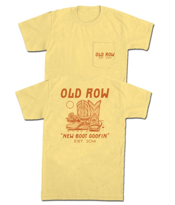 Old Row New Boot Goofin Pocket Tee-WROW-3226