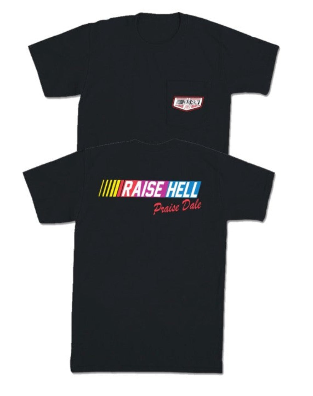 Old Row Raise Hell Praise Dale Pocket Tee-WROW1641