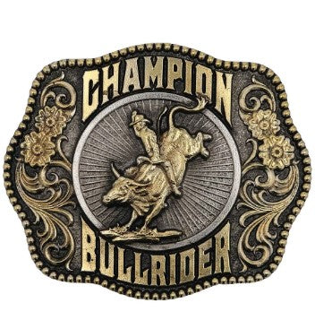 Montana Silversmiths Champion Bullrider Attitude Buckle-A871