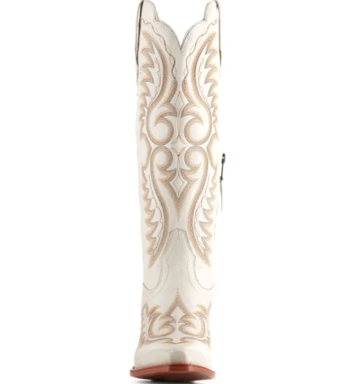 Durango Women's Crush Ivory Snip Toe Tall Cowboy Boots DRD0471