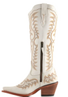 Durango Women's Crush Ivory Snip Toe Tall Cowboy Boots DRD0471